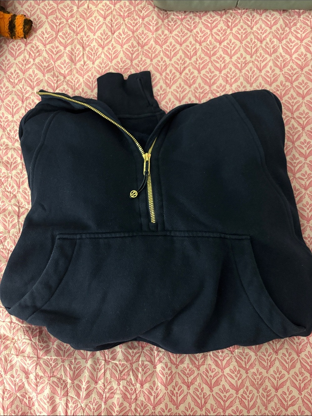 Lulu navy scuba half zip